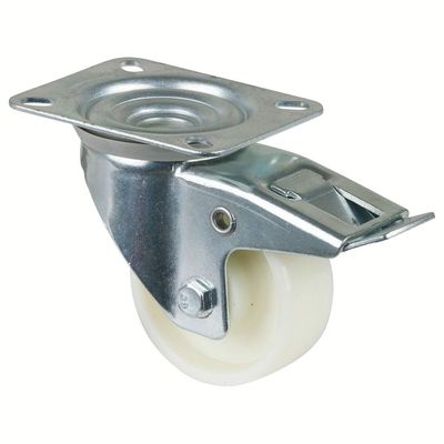 BS-ROLLEN Lenkrolle Polyamid DM 80mm mit Feststeller,Tragkraft 125kg