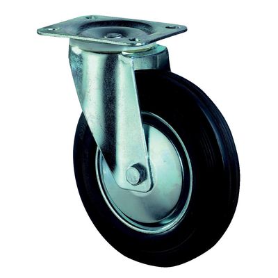 BS-ROLLEN Lenkrolle mit Platte DM 80mm Tragkraft 50kg