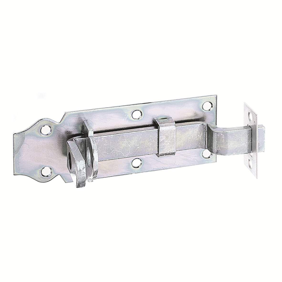 ALBERTS Türriegel gekröpft verzinkt 120x44mm/40x22mm,flach.Griff