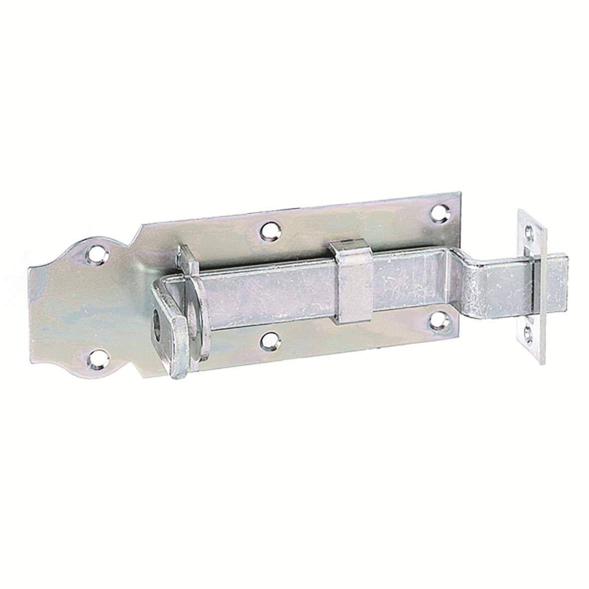 ALBERTS Türriegel gekröpft verzinkt 140x52mm/47x20mm,flach.Griff