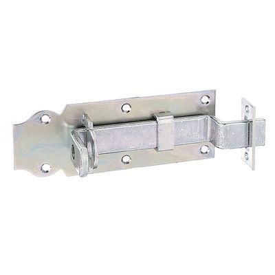 ALBERTS Türriegel gekröpft verzinkt 140x52mm/47x20mm,flach.Griff