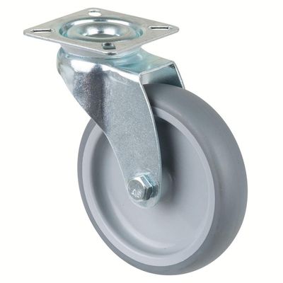 BS-ROLLEN Lenkrolle mit Platte DM 100mm Tragkraft 70kg