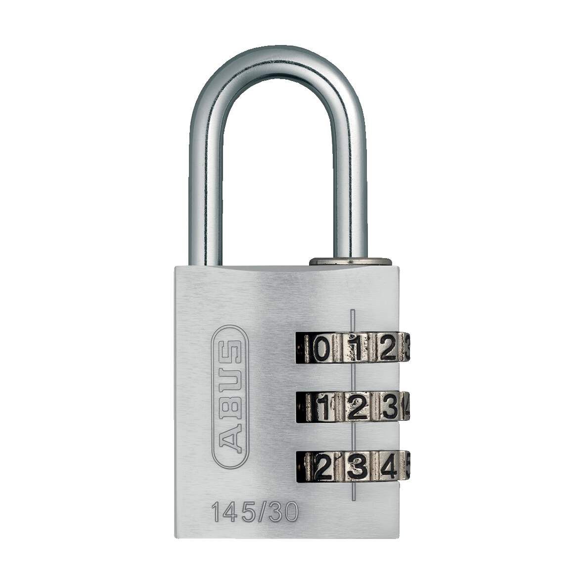 ABUS Zahlen-Vorhangschloss 145/30 metal,3-stelliger Zahlencode