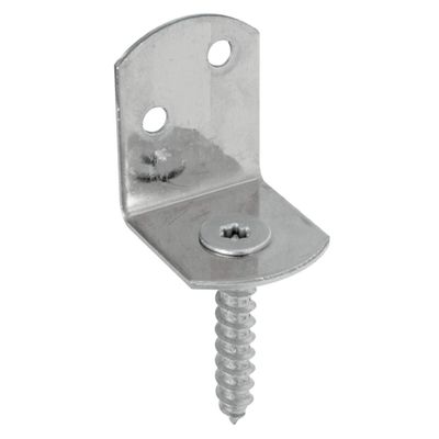 ALBERTS Flechtzaunhalter L-Form NIRO 83x32x38x2mm