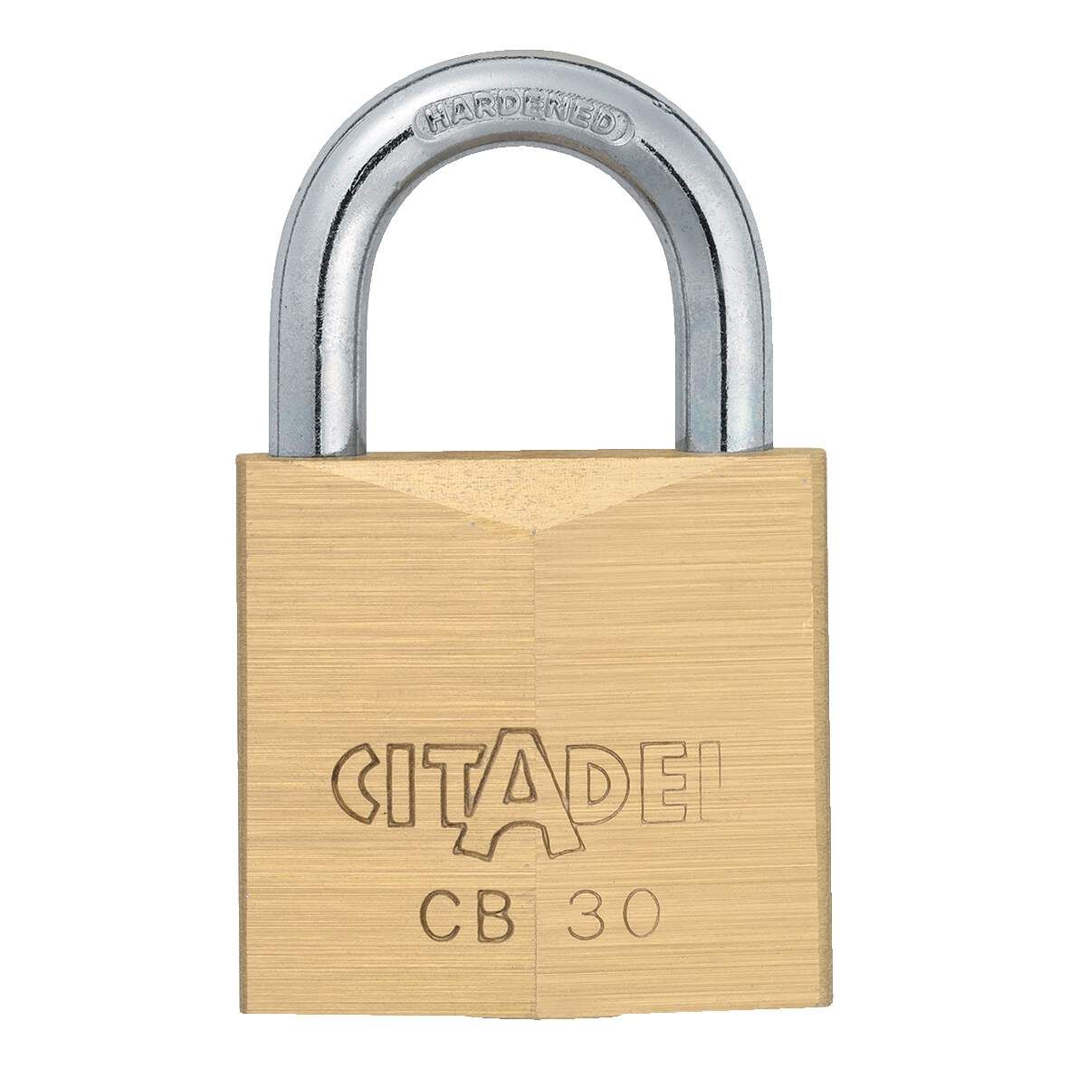 ABUS Vorhangschl.Messing Citadel 30 inkl. 2 Schlüssel