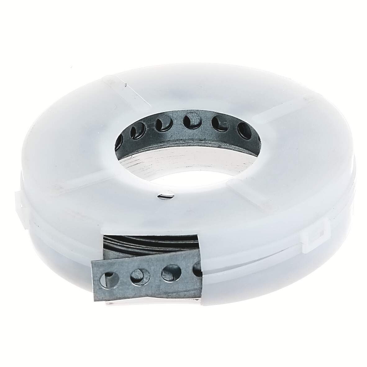 ALBERTS Lochband sendzimir-verzinkt 17x12mm/3m in Abrollkassette