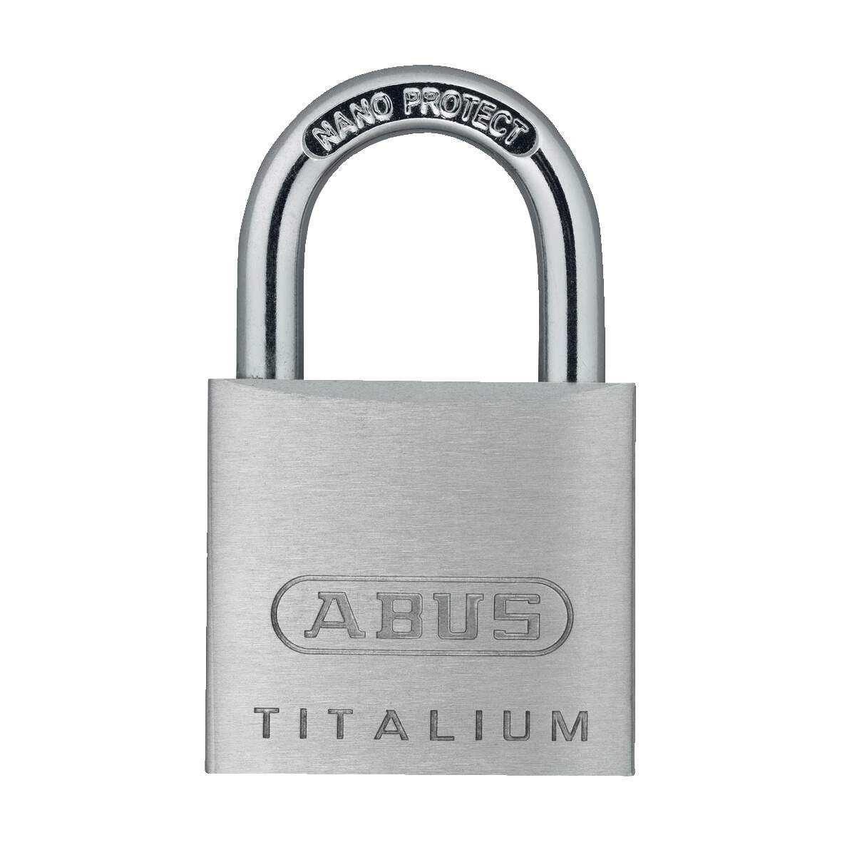 ABUS Vorhangschl.Titalium 64TI/30 Twins,inkl. 2 Schlüssel