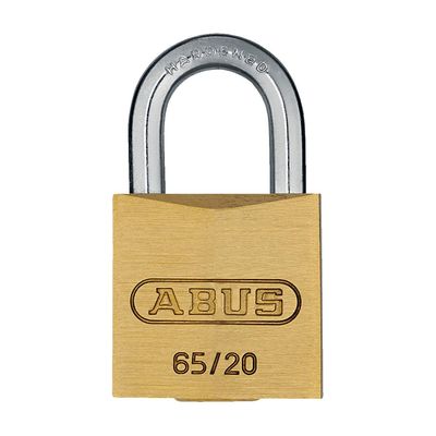 ABUS Vorhangschloss-Messing 65/20 Triples