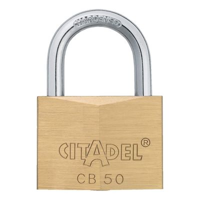 ABUS Vorhangschl.Messing Citadel 50 inkl. 2 Schlüssel