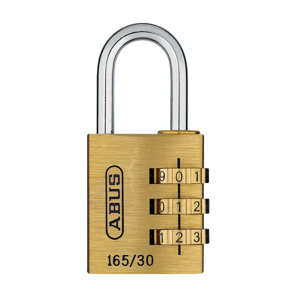 ABUS Zahlen-Vorhangschloss 165/30 3-stelliger Zahlencode