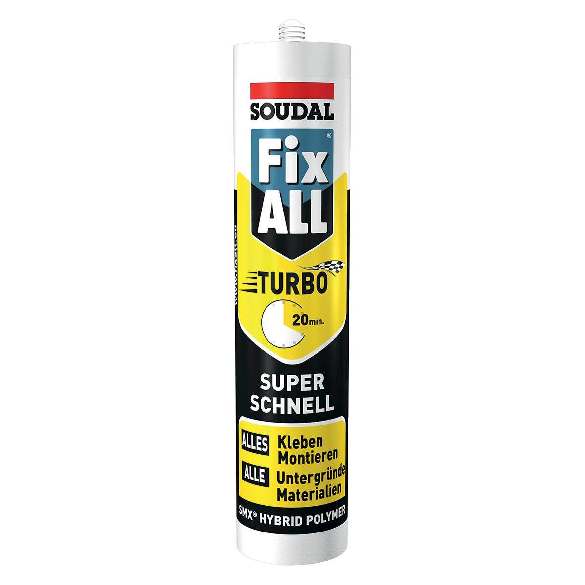 SOUDAL Kleb-und Dichtstoff FixAll 430g Turbo weiß