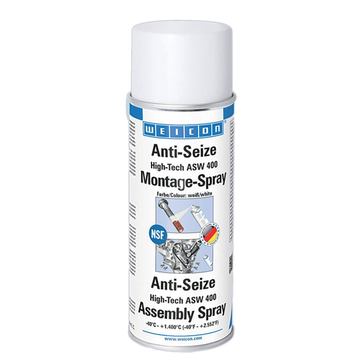 WEICON Montagespray High-Tech 400ml Anti-Seize ASW-400