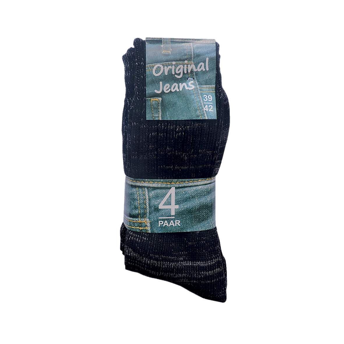 Herren und Damensocken Gr.43-46 705 jeans sortiert 4er