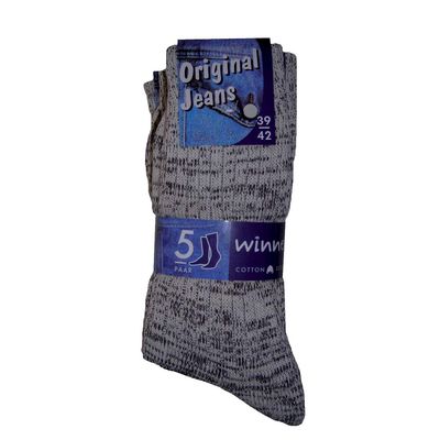 Herren und Damensocken Gr.39-42 705 jeans sortiert 4er