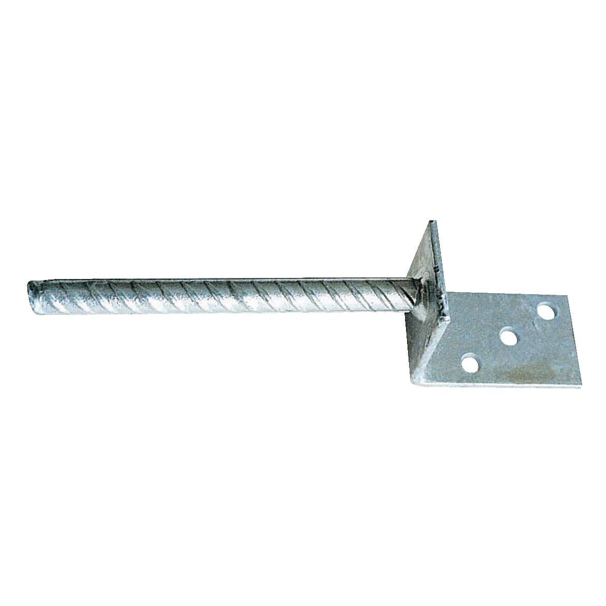 ALBERTS Pfostenträger L-Form Riffelst. LxBxH: 200x80x100mm