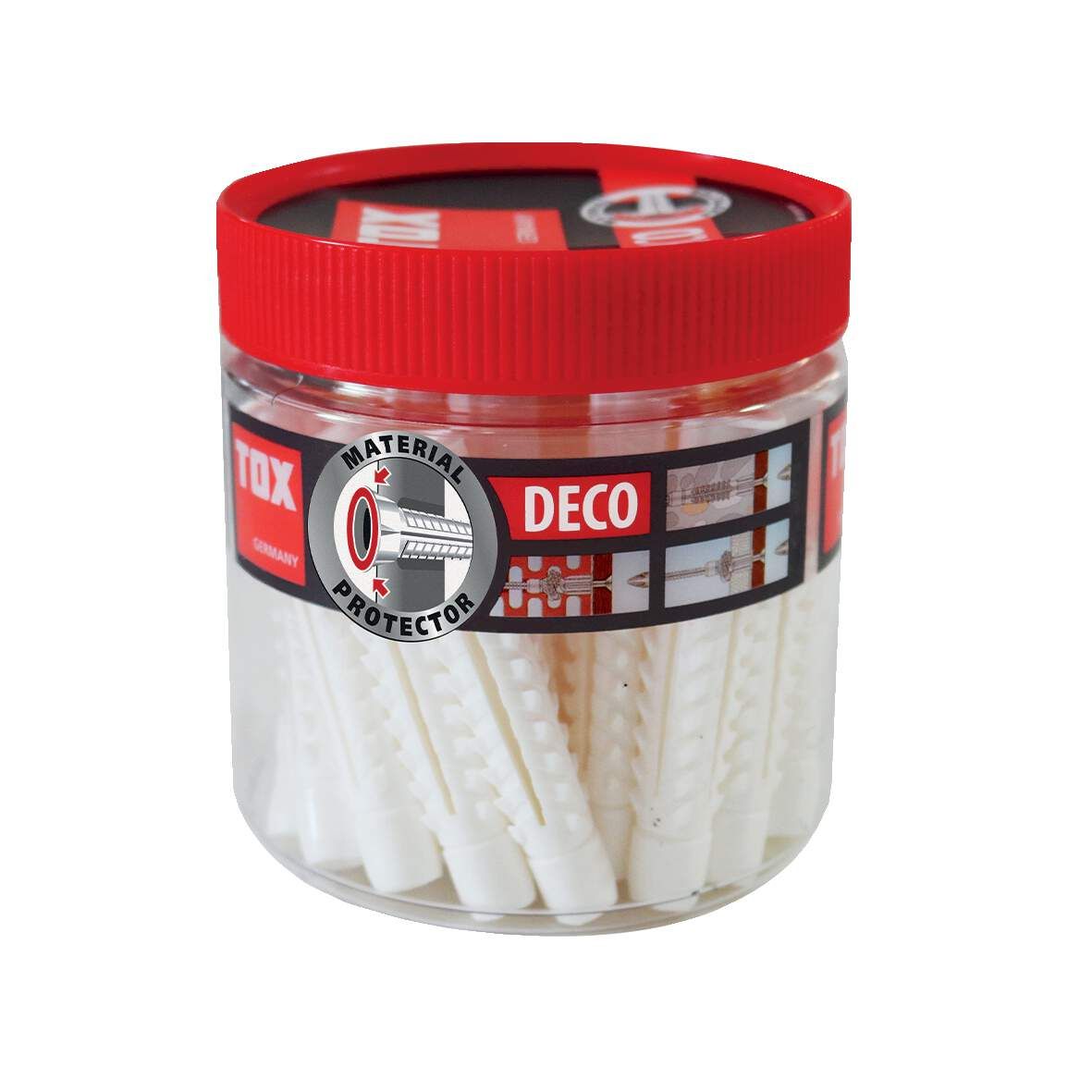 TOX Allzweckdübel Deco RUDO 12/76 25 Stück