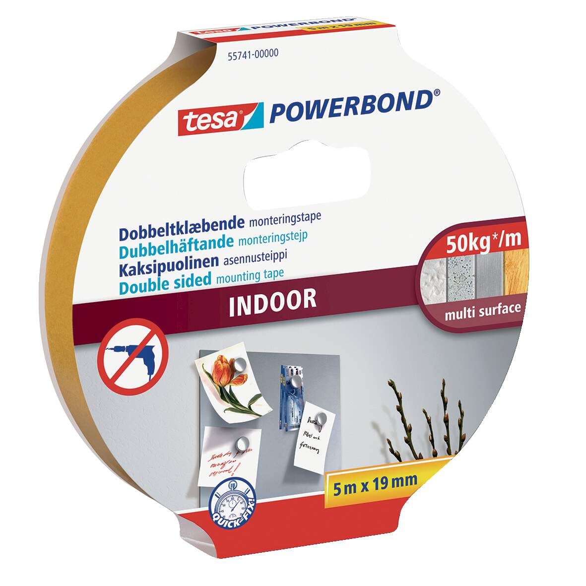 TESA Montageband Indoor 5mx19mm