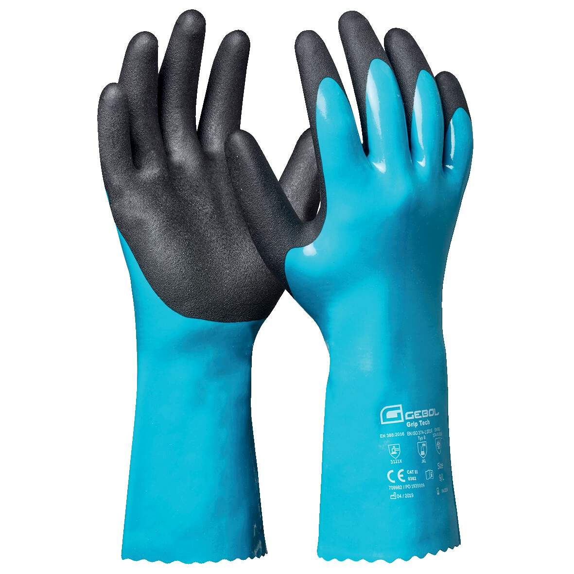 GEBOL Arbeitshandschuh Gr.9 Grip Tech