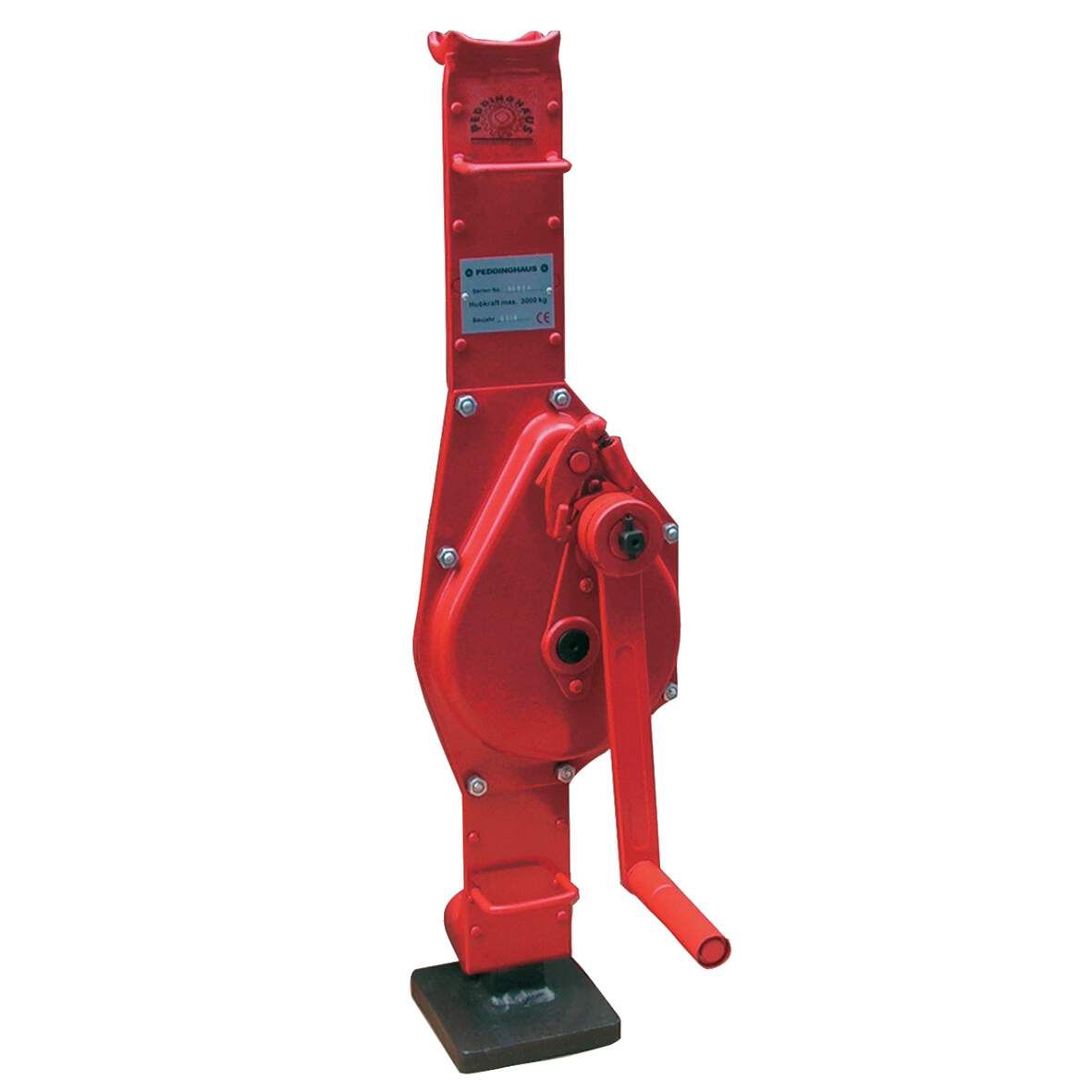 PEDDINGHAUS Stahlwinde 1,5t 360mm Hub TÜV-GS geprüft