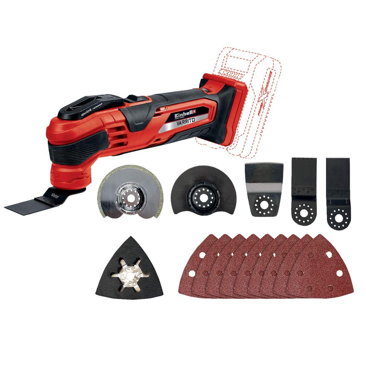 EINHELL Akku-Multifunktionswerkzeug Varrito Solo