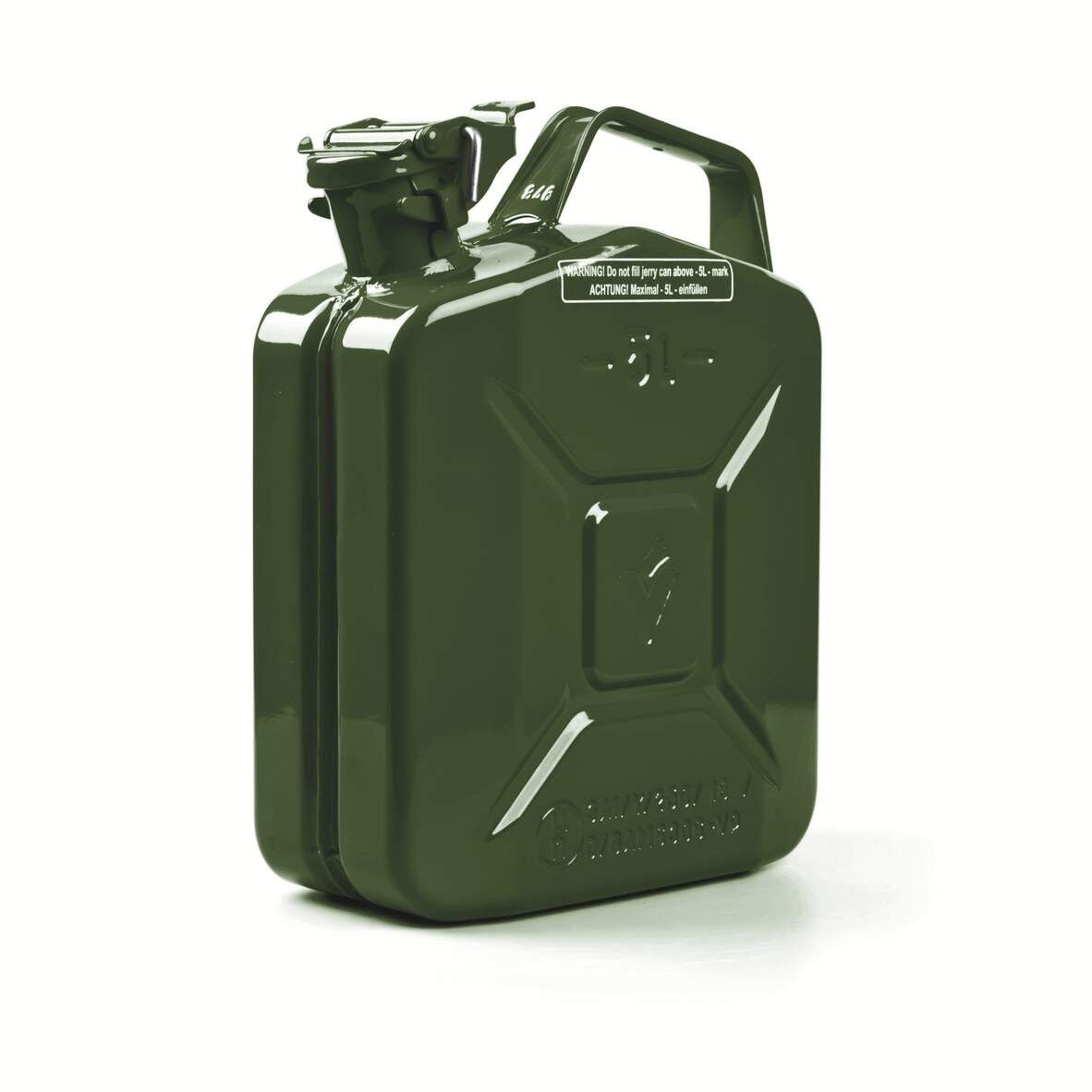 VALPRO Kraftstoffkanister aus Stahl 5 Liter, olivgrün