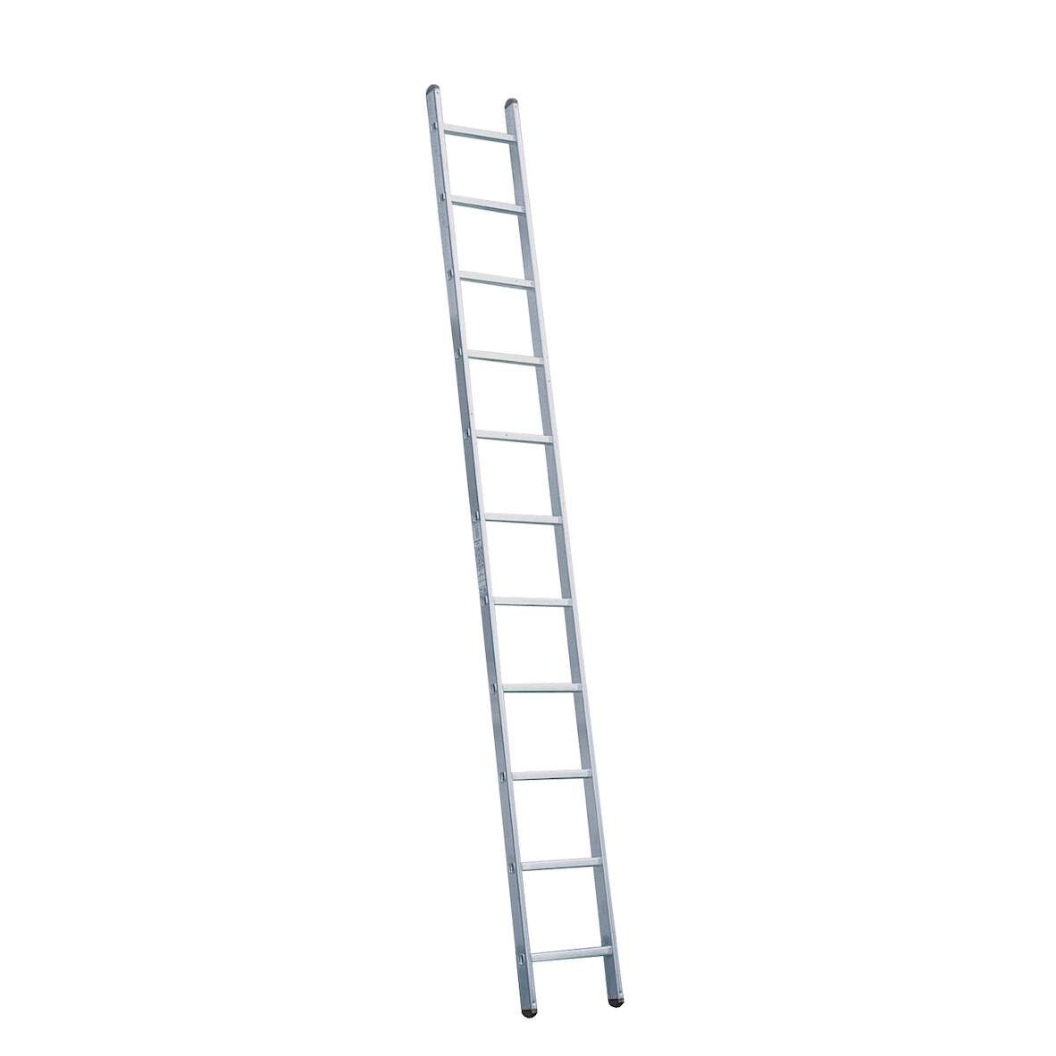 KRAUSE Anlegeleiter 10 Sprossen 280cm 4kg