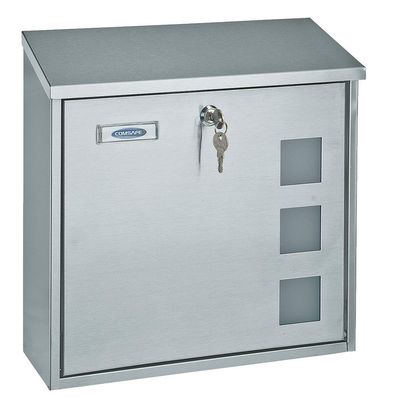 ROTTNER Briefkasten Muro Inox Edelstahl HxBxT:360x360x100mm
