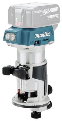 MAKITA Akku-Einhandfräse DRT50ZJX2