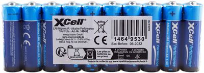 XCELL Alkaline-Batterie AA 100er-Box 1,5 V