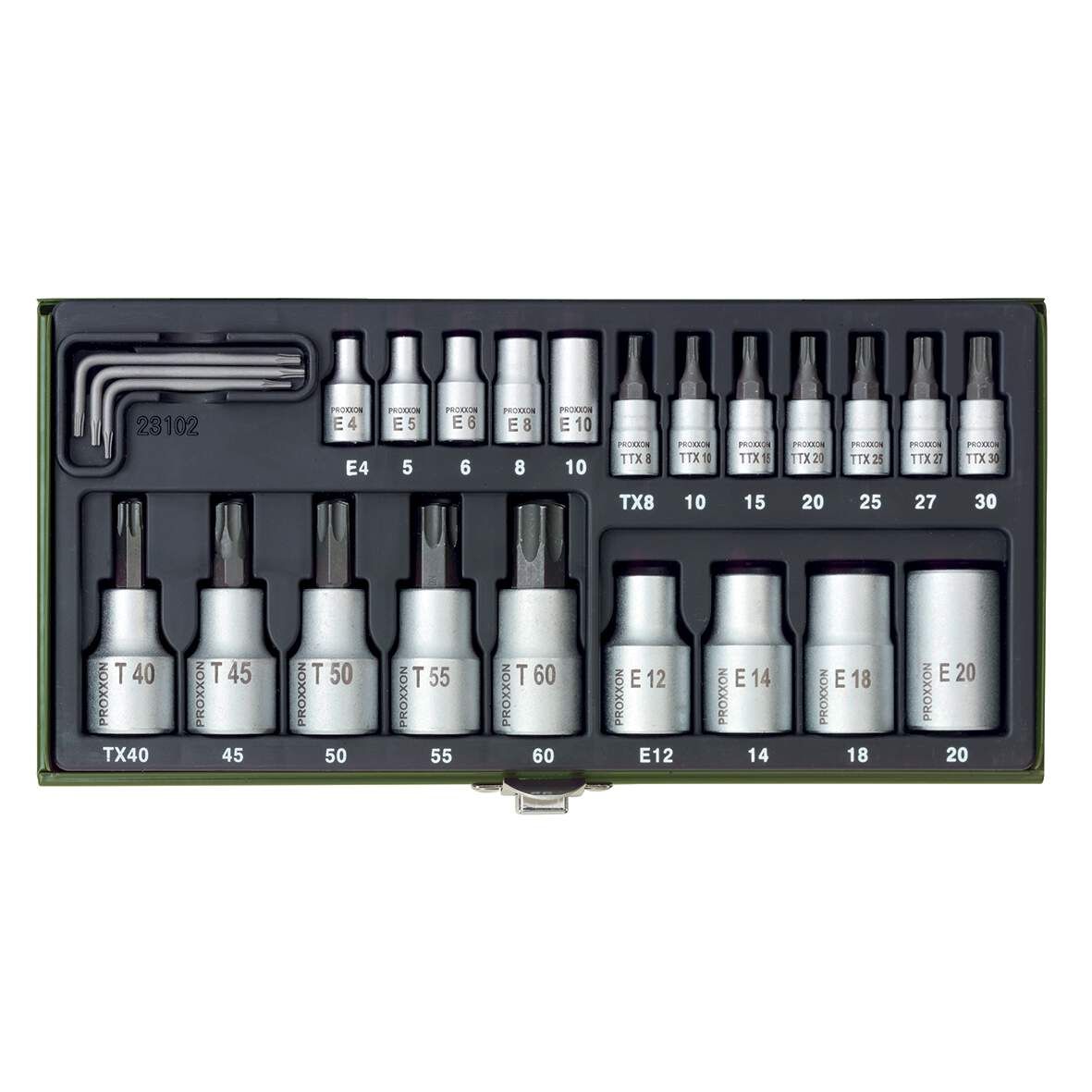 PROXXON Steckschlüsselsatz TX 24-teilig