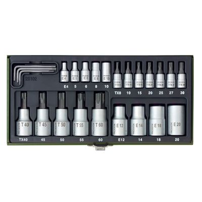 PROXXON Steckschlüsselsatz TX 24-teilig