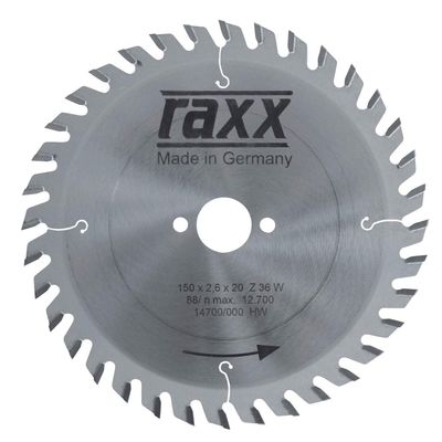 RAXX Handkreissägeblatt Vielzahn 180x2,6x20 Z=36 W