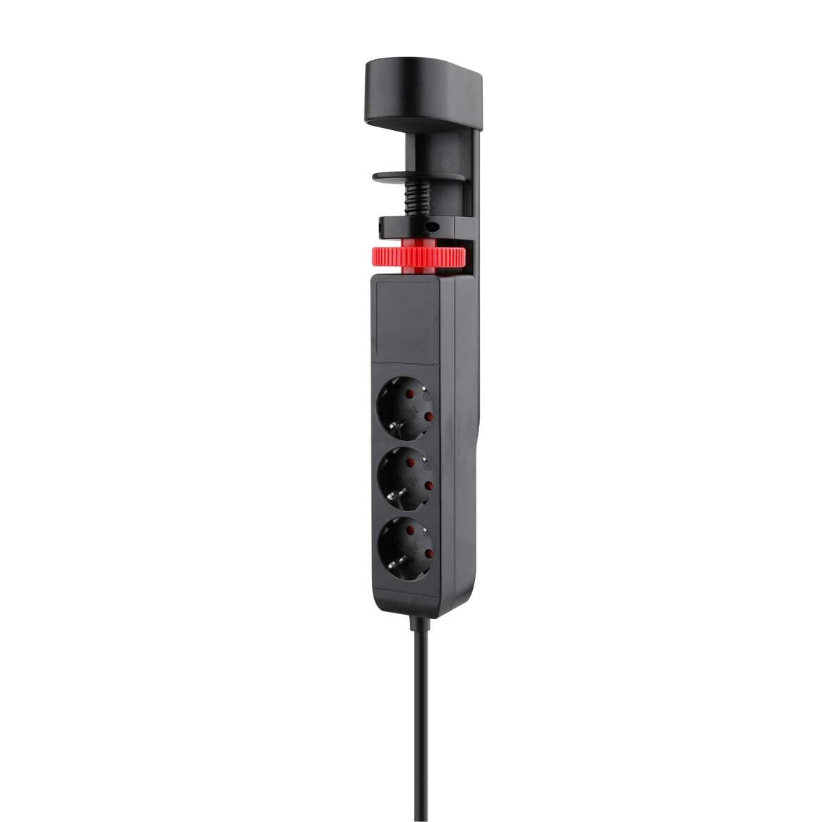 REV Steckdosenleiste 3-fach für Tischmontage 2xUSB-A, 1xUSB-C