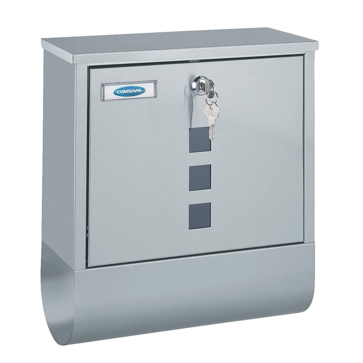 ROTTNER Briefkasten Costa Inox Edel Stück HxBxT:305x335x100mm