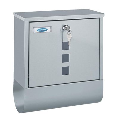 ROTTNER Briefkasten Costa Inox Edel Stück HxBxT:305x335x100mm