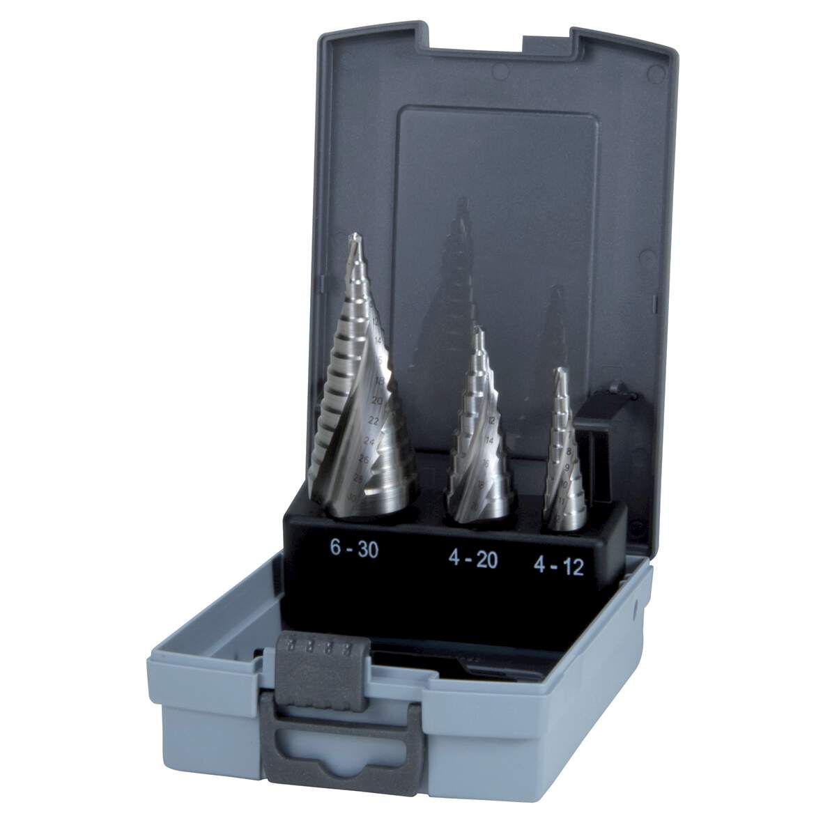 RUKO Stufenbohrersatz HSS SP 3-teilig DM 4-30mm