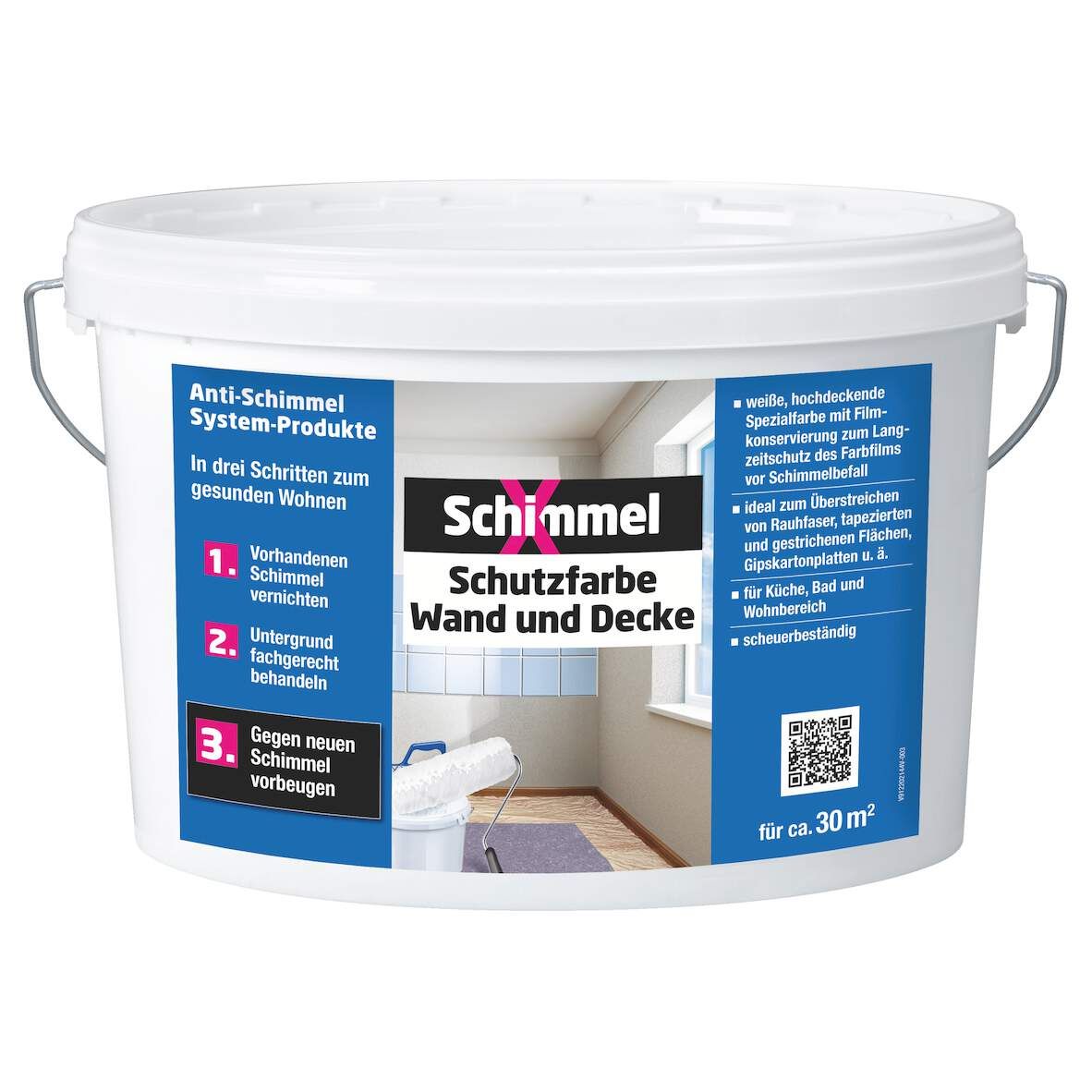 SCHIMMELX Schimmel-Schutzfarbe Wand und Decke 5 l