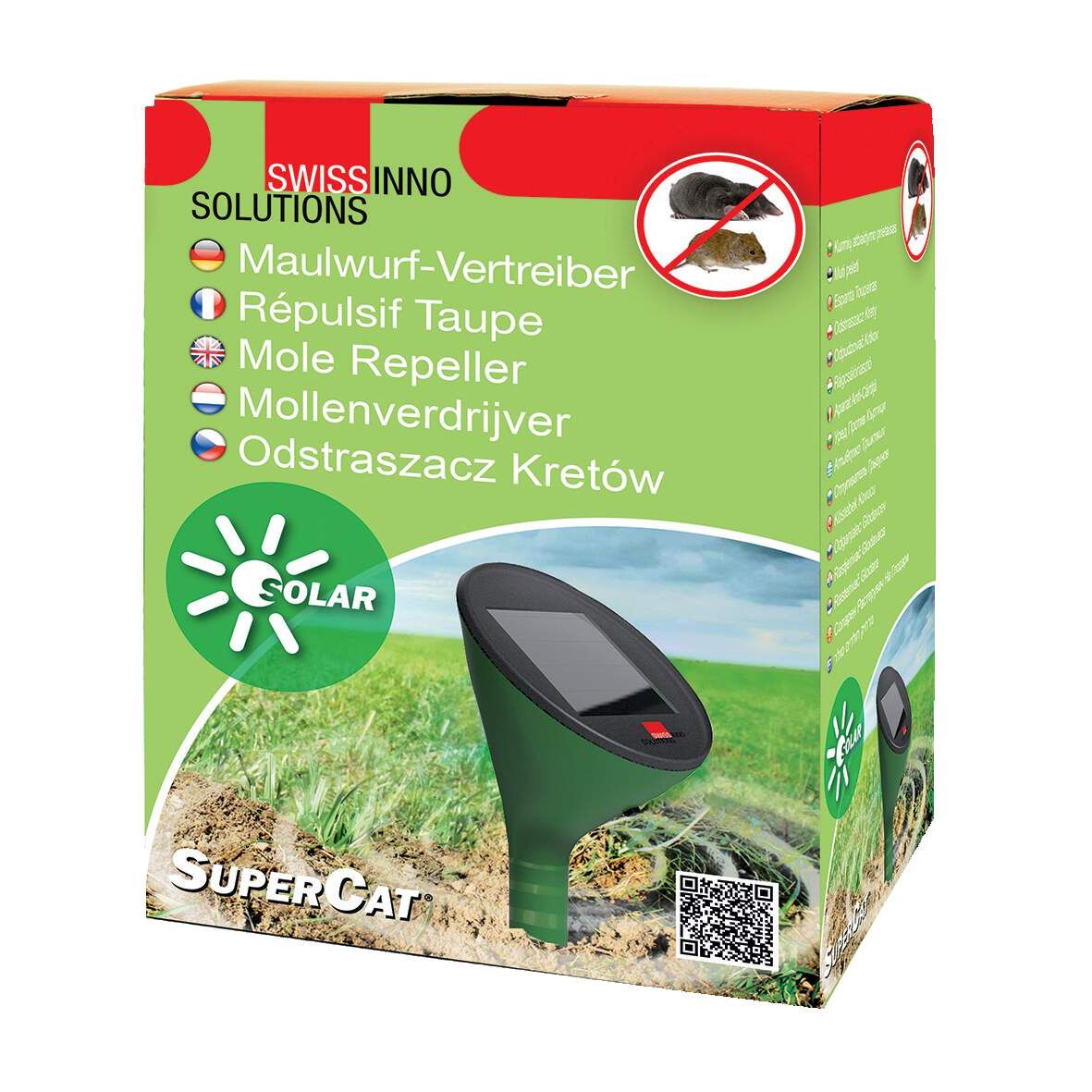 SWISSINNO Maulwurfvertreiber Solar SuperCat