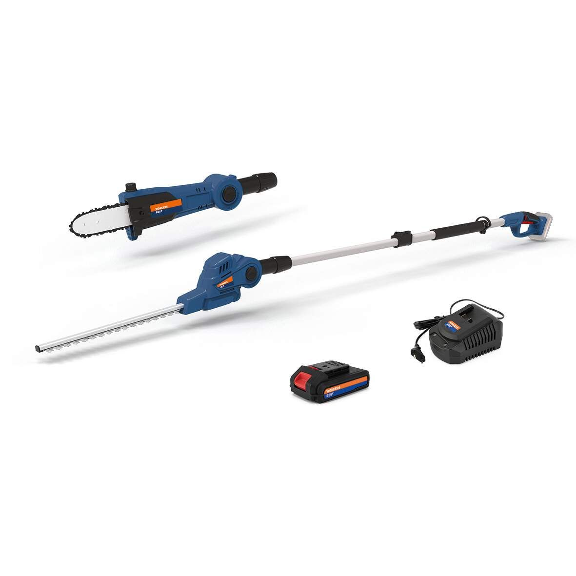 WORKERS BE Akku-Multitool WB 18V-MTL CPF Set 2,0 Ah-Starterkit