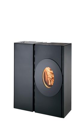 HAAS+SOHN Pelletofen HSP 4.0 F2-02 schwarz-glänzend