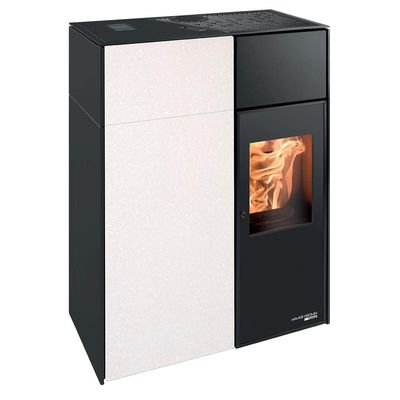 HAAS+SOHN Pelletofen Lucca II RLU 442.08-ST SW, Quarzit