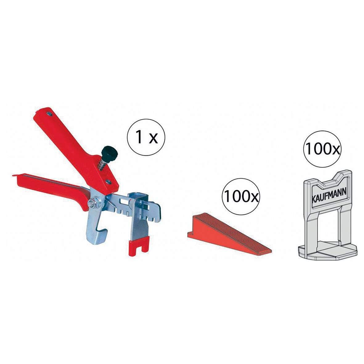 KAUFMANN Fliesen-Nivelliersystem Starterset