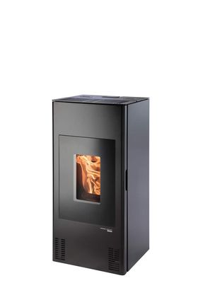 HAAS+SOHN Pelletofen HSP 4.0 F1-02 schwarz-glänzend