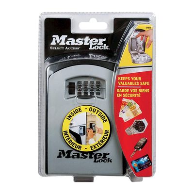 MASTERLOCK Schlüsselsafe Alu extra breit 146x105x51mm