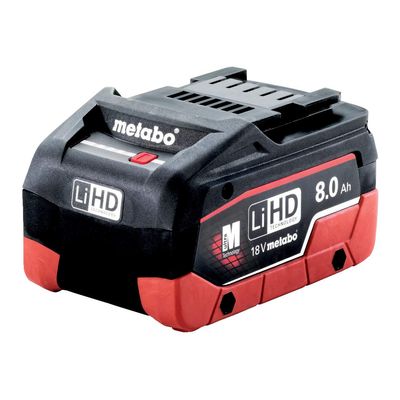 METABO Akkupack 18 V 8,0 Ah LiHD