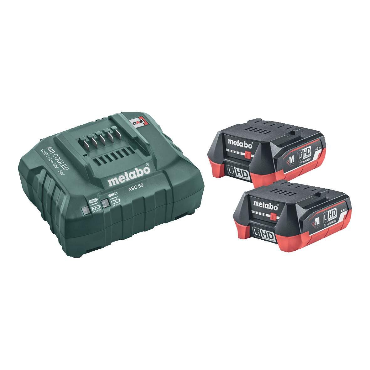 METABO Basis-Set ASC 55 2 x 4,0 Ah