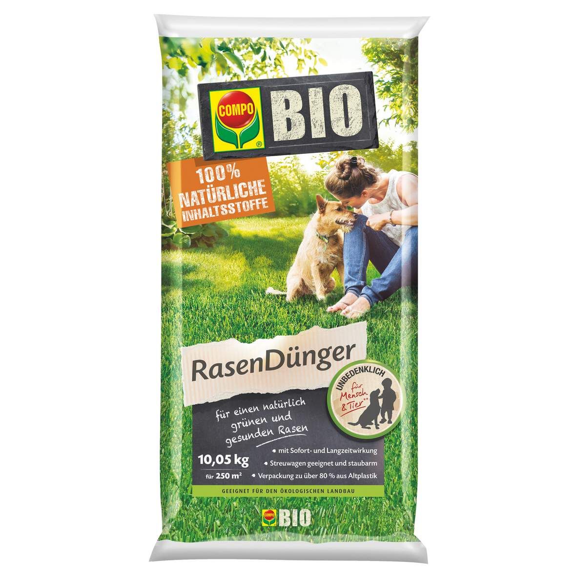 COMPO Rasendünger BIO 10,05kg