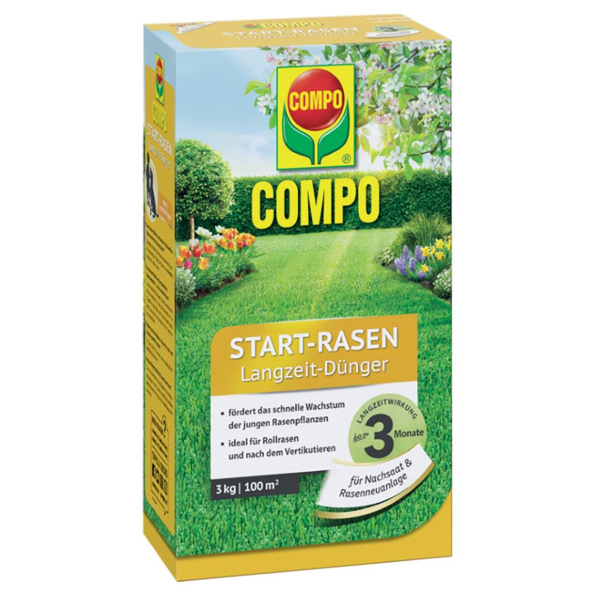 COMPO Start-Rasen Langzeit-Dünger 3 kg