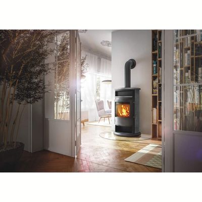 DROOFF Kaminofen Varese 3 NatStone TP gelocht