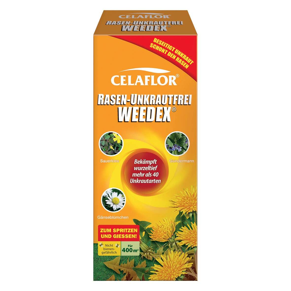 CELAFLOR Rasen-Unkrautfrei Weedex 400ml für 500m2